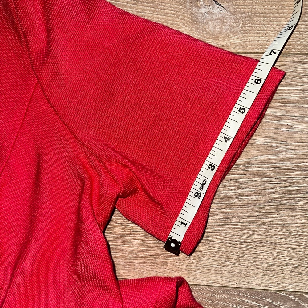 VTG 80s 90s Magenta Pink Dress Suit Button Front Petite Sz 6 NWT 💕 - Picture 10 of 14